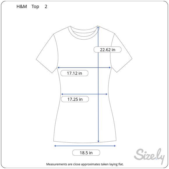 H&M Womens Pullover Blouse Size 2 Blue Chiffon Flutter Sleeve V-Neck Tunic Top - Picture 3 of 9